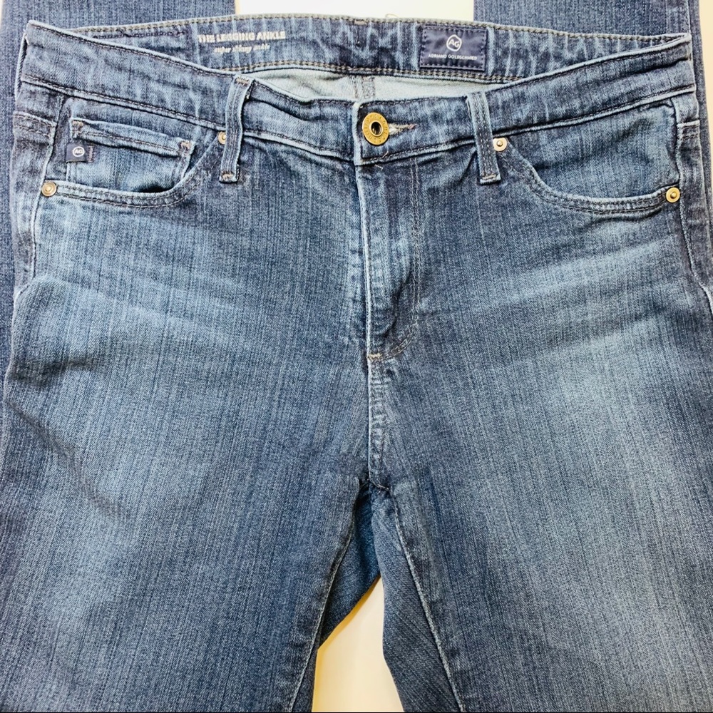 AG The Legging Ankle Skinny Denim Jeans MedWash 27 - Picture 3 of 8